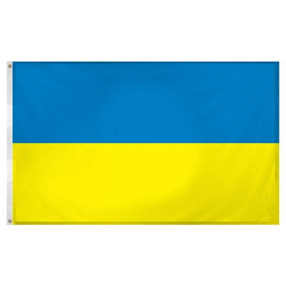 Y H M National Flag Ukraine Flag 4 x 6 feet Bunting For Marine Industrial Use