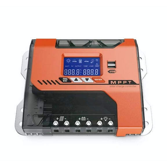 Y&H MPPT 40A Solar Charger Controller 12V 24V 36V 48V Battery Charger Solar Panel Regulator Max PV Input 150VDC Work with AGM, Gel, Flooded and Lithium