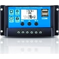 thumbnail image 1 of Y&H Solar Charge Controller 30A 12V/24V Solar Panel Charge Controller with USB Port LCD Display,Compatible with Sealed, Gel, and Flooded Batteries, 1 of 7