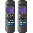 thumbnail image 1 of Y-HUANWUYU Replacement TV Remote Control for Roku TV, Infrared, Black, 2 Pack, 1 of 7