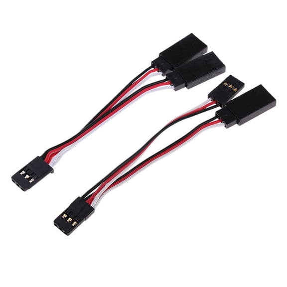 Y Harness 3Pin Wire Cable Male Female 2 in 1 for Futaba JR Servo/ESC Connect