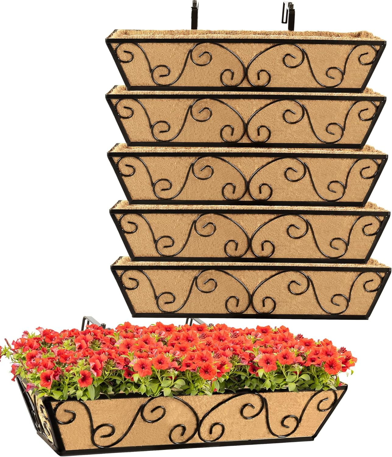 Y&M 24INB6PCS Window Boxes - Walmart.com