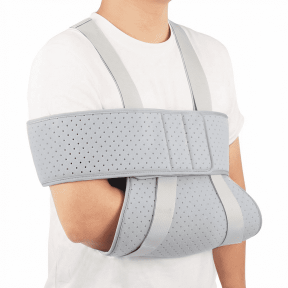 Y&M Breathable Shoulder Immobilizer Sling  Adjustable Lightweight Medical Support for Sleep