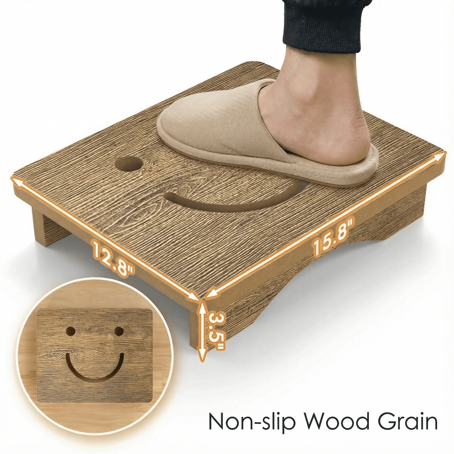 Y&M One Step Stool for Adults Seniors, Waterproof HDPE Stepping Stools ...