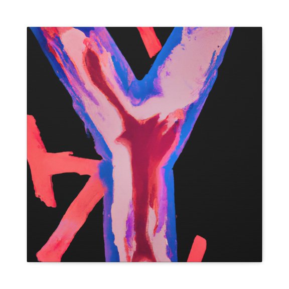 "Y: Minimalist Reflection" - Canvas