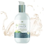 Y-Not Natural Australian Emu Oil Moisturizing Body Oil, Blue Gum Eucalyptus, 200 mL 6.76 fl oz
