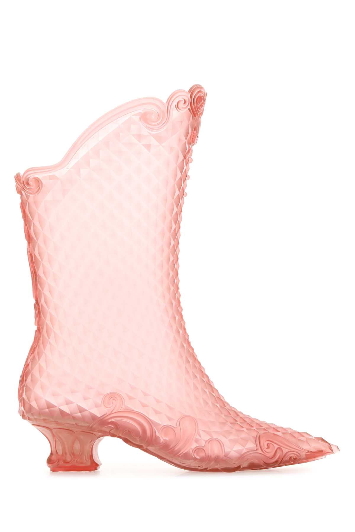 Y Project Woman Pink Pvc Ankle Boots 