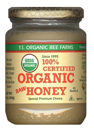 YS Organic Bee Farms Certified Organic Honey 100%, 16 Ounces