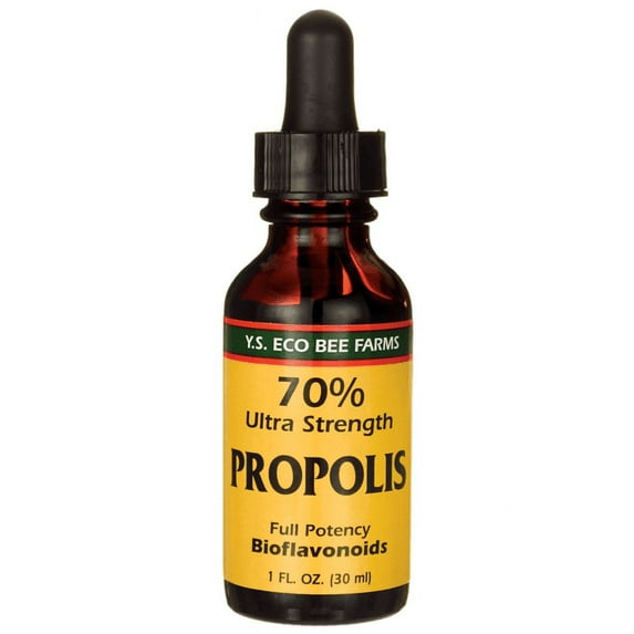 YS Eco Bee Farms Propolis Tincture - 70% Ultra Super Strength 1 oz Liquid
