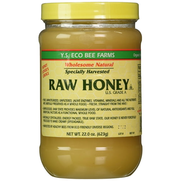 Y.S. Eco Bee Farms GGA1 Raw Honey - 22 oz Pack of 3