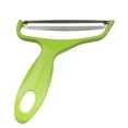 thumbnail image 1 of Y Shape Jumbo Wide Angled Straight Blade Peeler - Green - 1 Peeler, 1 of 5