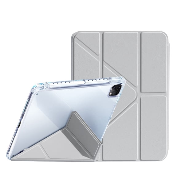 Y-Shaped Case for iPadPad 11 Generation 2025 [11 inches], Multi-Angle Stand Support Portrait Stand, Shockproof Origami Cover with Pencil Holder, Star River Grey