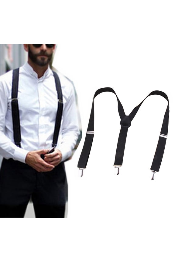 Y-Shaped Elastic Adjustable Suspender Clips, Fixing Clips - Adjustment Length, Elastic Material, Y-Design Structure, Secure Holding, Easy Installation, Durable Construction - For