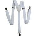 thumbnail image 1 of Y-Shaped Unisex Adjustable Skinny Clip on Braces/Suspenders with Metal Clips - 2.5cm, 1 of 1