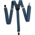 thumbnail image 1 of Y-Shaped Unisex Adjustable Skinny Clip on Braces/Suspenders with Metal Clips - 2.5cm, 1 of 1