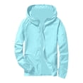 thumbnail image 1 of Y-Sunset Big & Tall Men's Lightweight Jacket, UPF 50+ Waterproof Athltic Windbreaker, Zip Up Hoodie Packable Softshell Jacket for Travel​ Hiking, 1 of 3