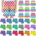 thumbnail image 1 of Y-Sunset Boys Swim Trunks with Compression Liner High Visibility Quick Dry Bathing Suit Vintage Swimming Shorts Kids 2-3 Years&Watermelon Red#01, 1 of 4