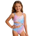 thumbnail image 1 of Y-Sunset Girls One Piece Swimsuit - Quick Dry Swimwear Beach Bathing Suit UPF 50+ Sun Protection for Kids(Blue/15-16 Years), 1 of 6
