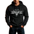 thumbnail image 1 of Y-Sunset Halloween Hoodies for Men Graphic, Long Sleeve Mens Hoodies Pullover, Loose Fit Hoodies for Men Big and Tall with Kangroo Pockets for Casual Fall & Winter, 1 of 4