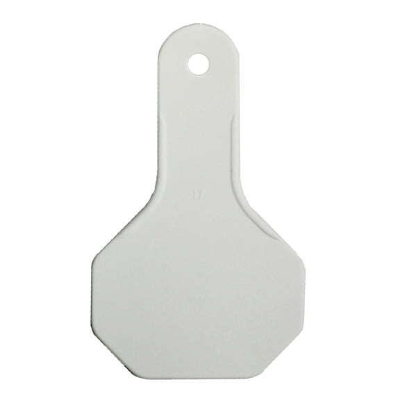 Y-Tex 2 Star Small Blank Cattle Tags 25 Count White