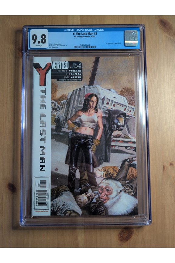 Y: The Last Man #2 - CGC 9.8 Comic Book