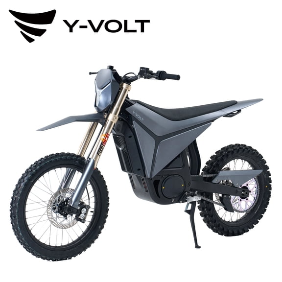 Y-VOLT Surge V Electric Dirt Bike for Adults,35000W Peak Power,68MPH Max Speed,97V 45Ah Samsung Battery,Full Suspension Off-Road Electric Motorcycle,Ages 18-55
