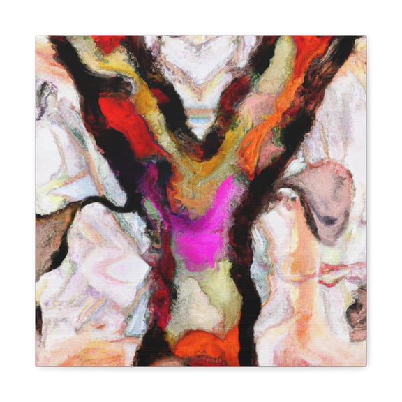 "Y: Vibrant Reflection" - Canvas