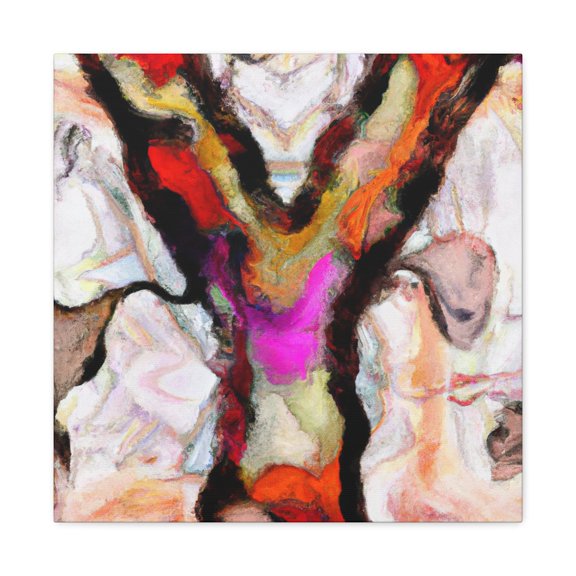 "Y: Vibrant Reflection" - Canvas