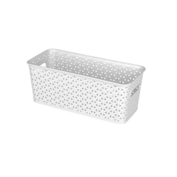 Y-Weave Half Medium Decorative Storage Basket