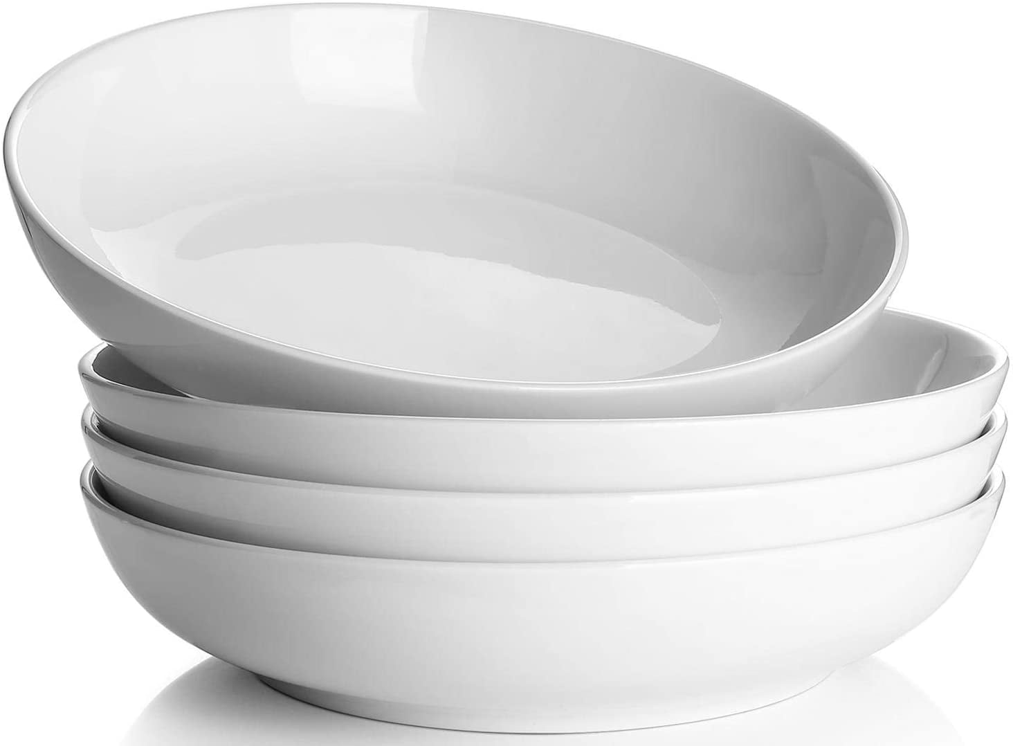 AmorArc 8.5 Inch Stoneware Pasta Bowls, 32oz Large