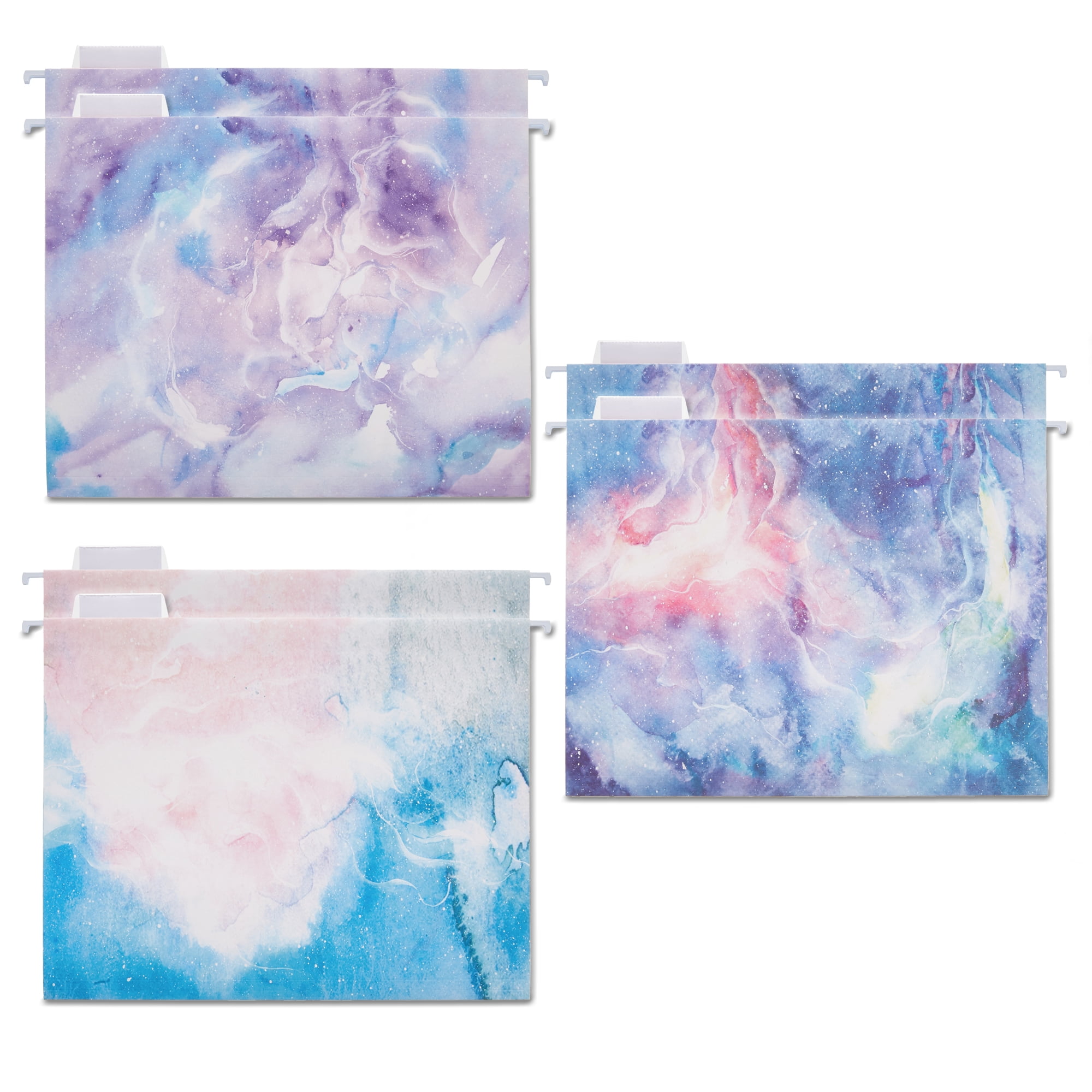 Pretty File. Sign Y YOMA 12 Pack Decorative Hanging File Folders Letter Size Marble Cute ...