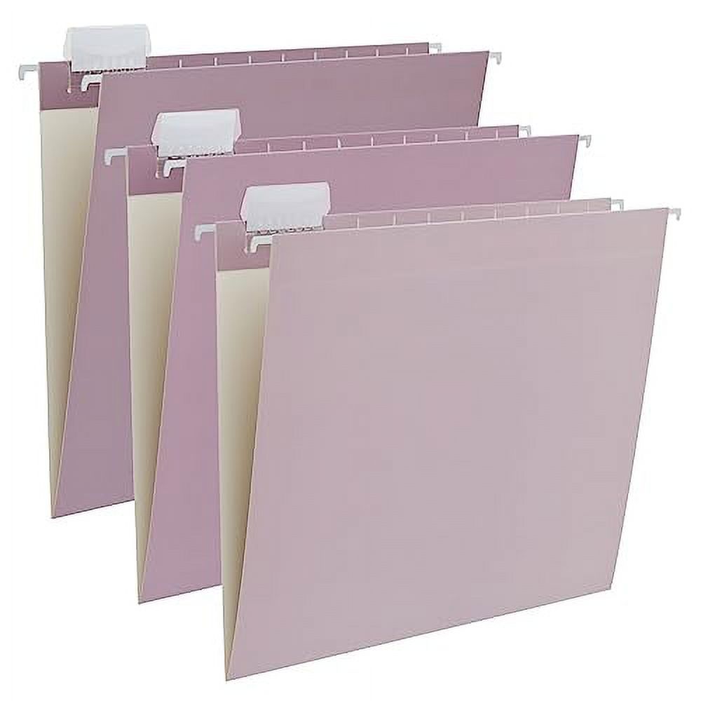 Y YOMA 6 Pack Gradient Hanging File Folders Letter Size Decorative