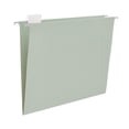 thumbnail image 1 of Y YOMA Letter Size - 12 Pack Colored Hanging File Folders Decorative Hanging Folder Cute Pretty File Folder for Filing Cabinet Office Home with 1/5-Cut Adjustable Tabs, Morandi Green, 1 of 8