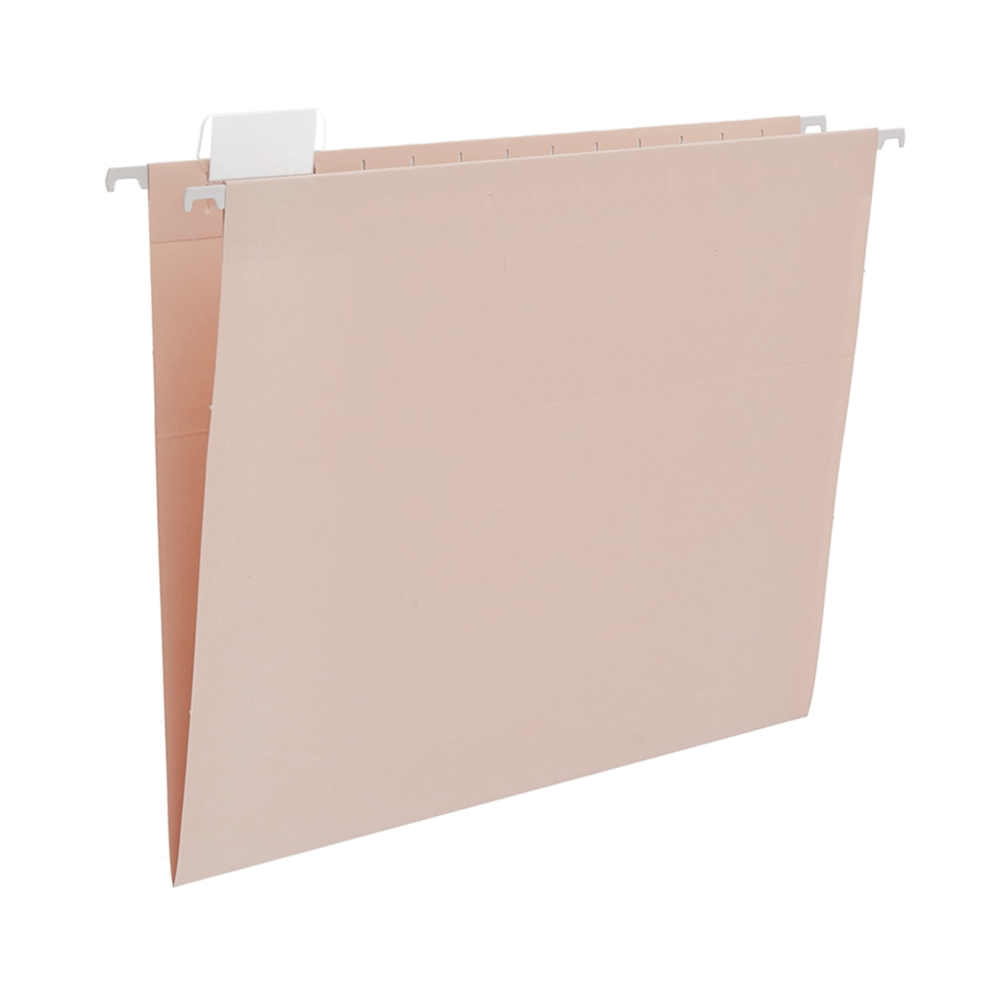 Y YOMA Letter Size - 12 Pack Colored Hanging File Folders Decorative Hanging Folder Cute Pretty File Folder for Filing Cabinet Office Home with 1/5-Cut Adjustable Tabs, Morandi Orange