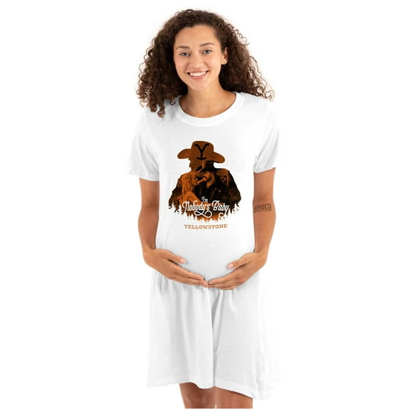 Y Yellowstone I'm Nobody's Baby Women's Maternity Dress Brisco Brands 3X