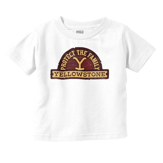 Y Yellowstone Protect the Family Toddler Boy Girl T Shirt Infant Toddler Brisco Brands 6M