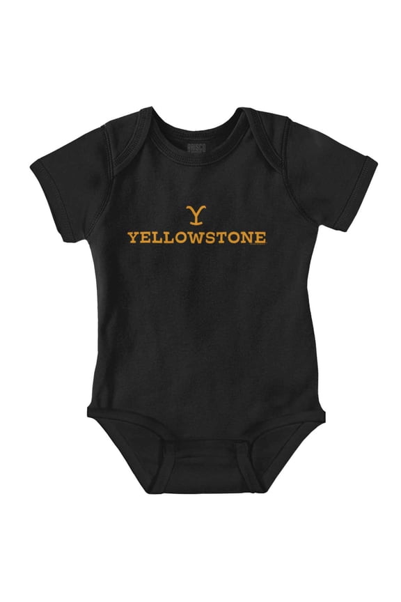 Y Yellowstone Ranch TV Show Logo Romper Boys or Girls Infant Baby Brisco Brands 6M