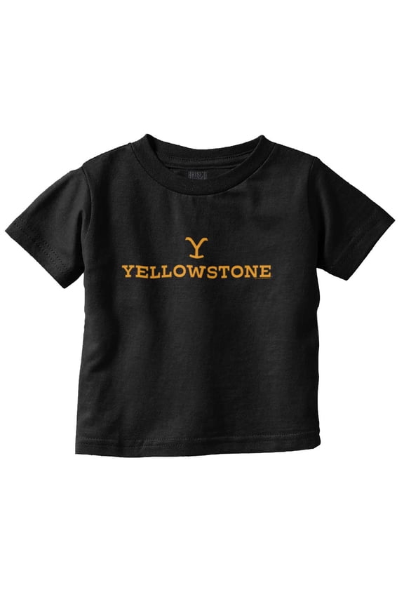 Y Yellowstone Ranch TV Show Logo Toddler Boy Girl T Shirt Infant Toddler Brisco Brands 6M