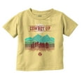 thumbnail image 1 of Y Yellowstone Vintage Cowboy Up Toddler Boy Girl T Shirt Infant Toddler Brisco Brands 6M, 1 of 6