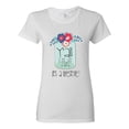 thumbnail image 1 of Y'all Is Not Word It's A Word Southern Artsy Jar with Flowers Pop Culture Womens Graphic T-Shirt, White, 3XL, 1 of 3