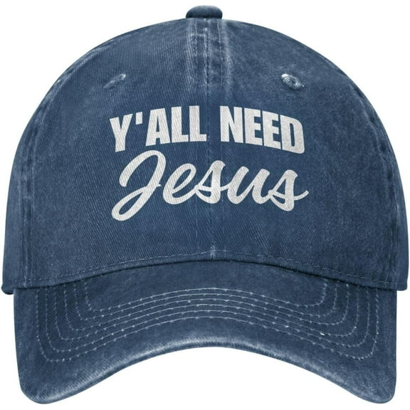 Y'all Need Jesus Hat Christian Christ Hat Jesus Cross Hat Men Baseball Cap Women Trucker Hat Snapback Hat