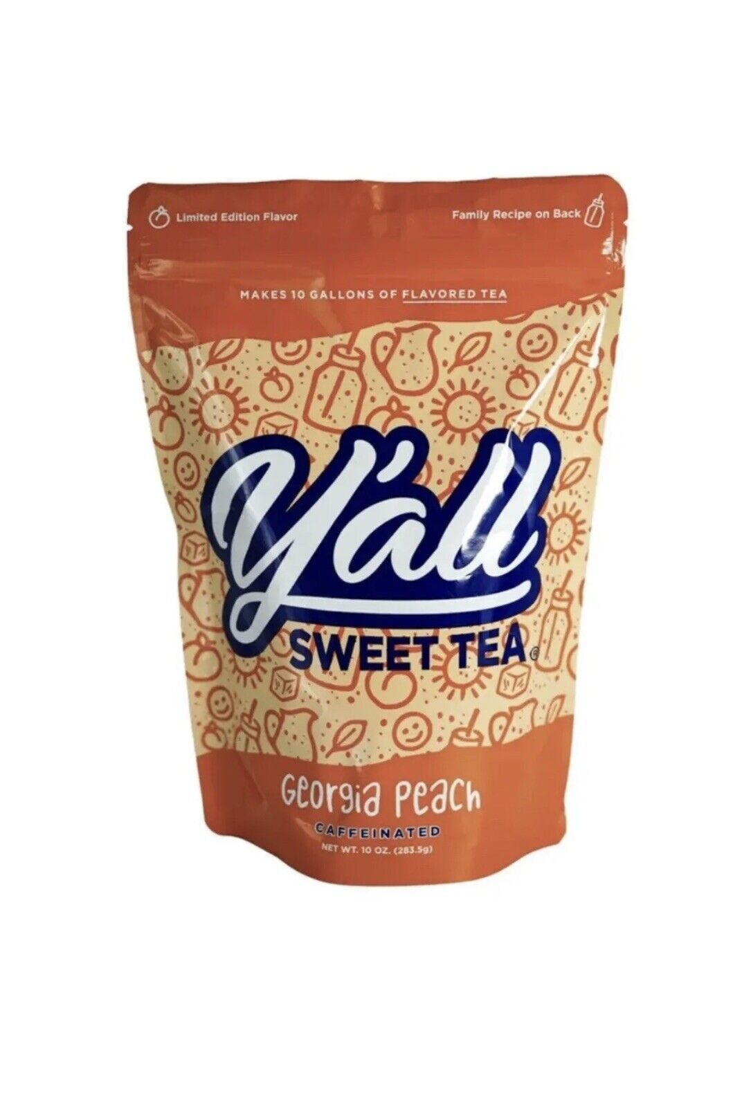 Y'all Sweet Tea Peach Limited Edition Flavor (Caffeinated