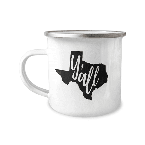 Y'all Texas Map Coffee Mug