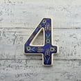 thumbnail image 1 of Yılmazel Large Ceramic Housewarming Sign, Address Plaque House Numbers Sign, Door Personalized Coloured Decorative, Hand Decoratede Gifts, Tulip Design, 12 * 9 cm, 1 of 9