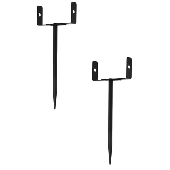 Y-shaped outdoor downspout ground-mounted bracket—a metal bracket designed specifically for garden downspouts. It is resistant to corrosion and deformation, and provides stable support.,9.92*4.13inch