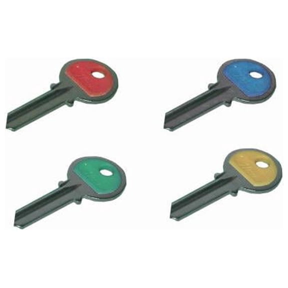 Y1-PC Ilco Nickel-Plated Brass Lock Key Blank - Quantity 5