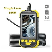 Y19 Endoscope Camera Single & Dual Lens Camera 4.3 IPS Screen HD1080P Endoscope For Car Underwater Camrea LEDs Rigid Cable ,Convenient to Use