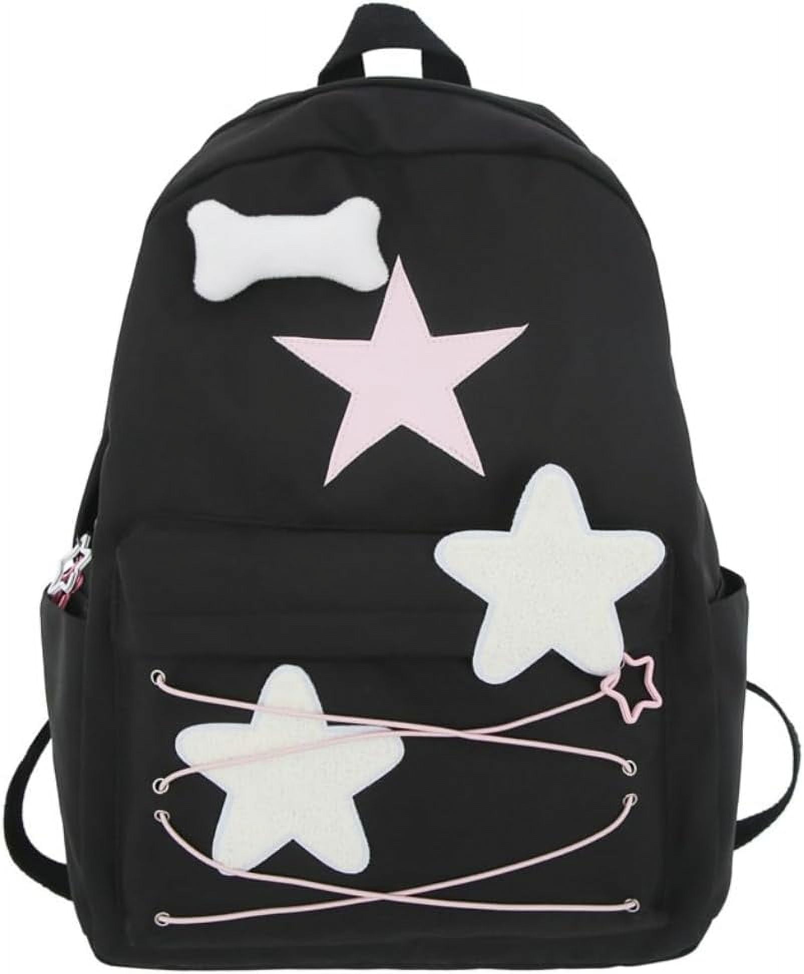 Y2K Backpack Star Backpack Preppy Backpack Cute Aesthetic Backpack - Main Image