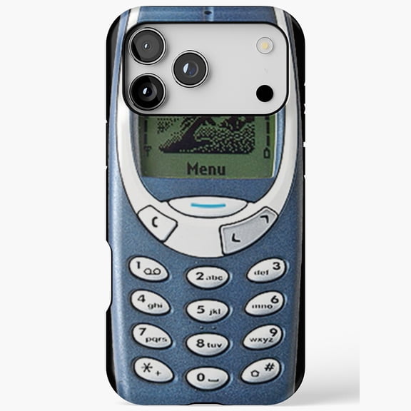 Y2K Brick Cell Phone Retro Nostalgic 90s Vintage Tech Case for iPhone 11 12 13 14 15 16 17 Pro Max