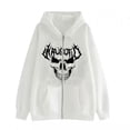 thumbnail image 1 of Y2K Butterfly Print Hoodie Gothic Harajuku Style Sweatshirt Unisex Oversized Casual Zip-Up Hooded Sweatshirt, 1 of 3